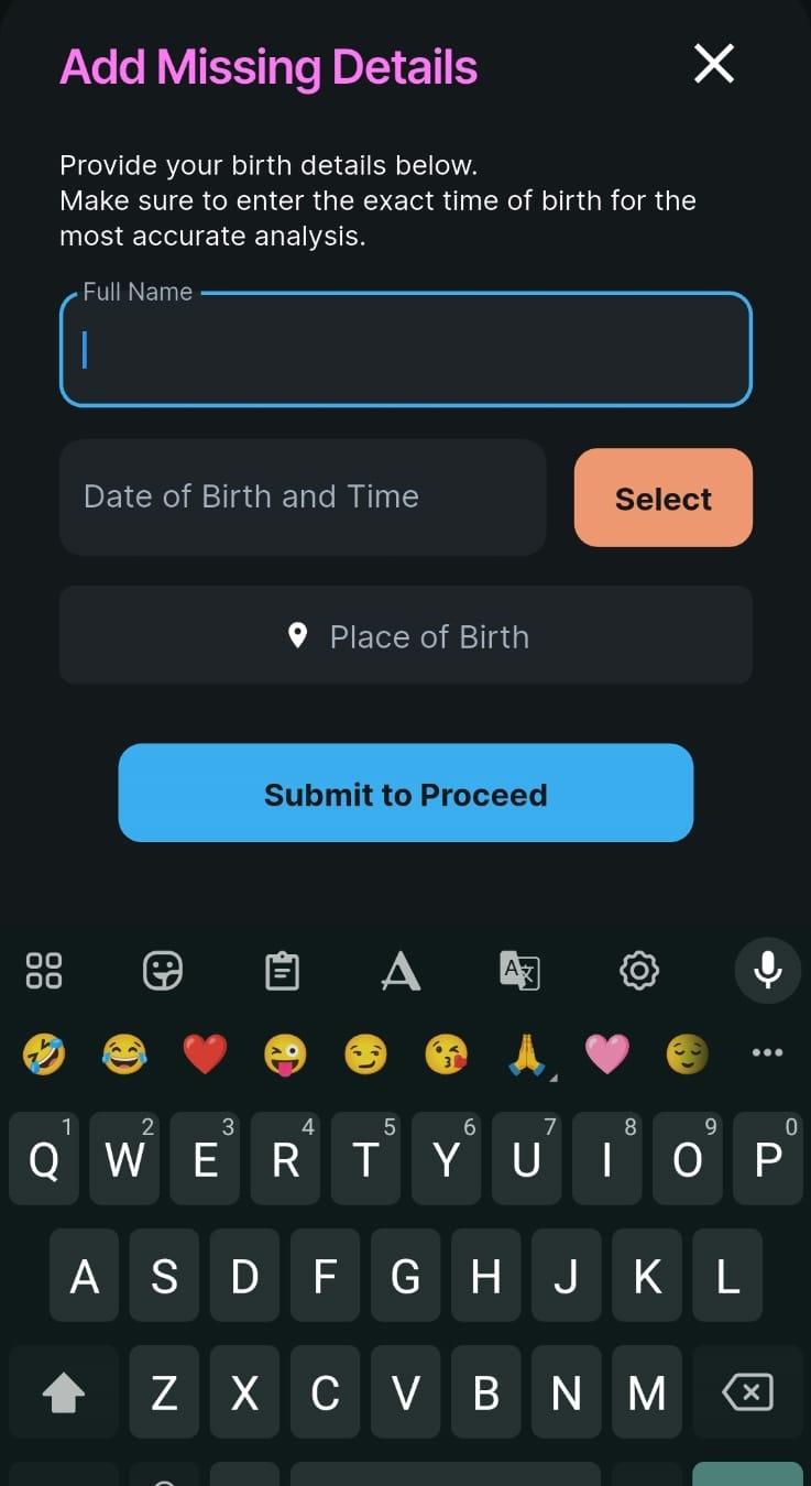 Add Your Details